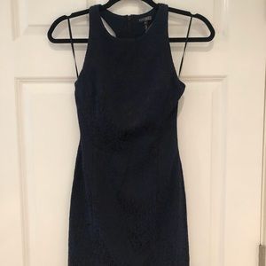 INTERMIX NAVY/BLACK sleeveless dress NWT